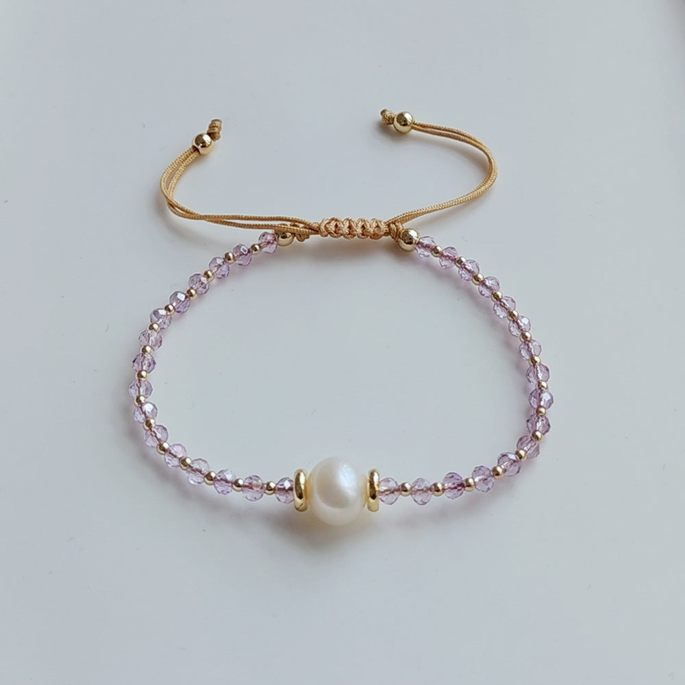 Wholesale Crystal Pearl Bracelet